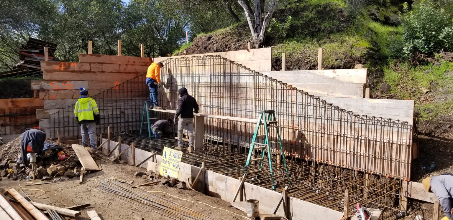 Retaining Wall Rebar Detail