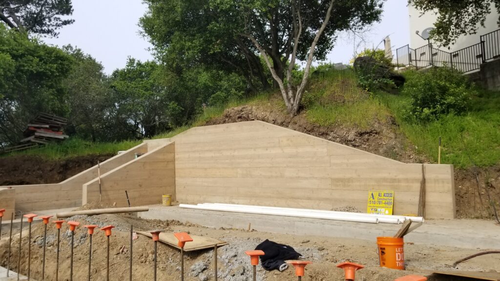 How tall can my retaining wall be oakland